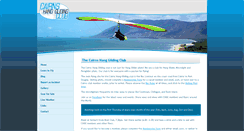 Desktop Screenshot of cairnshangglidingclub.org